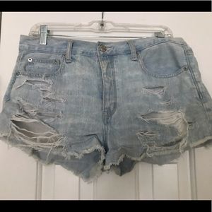 American eagle jean shorts